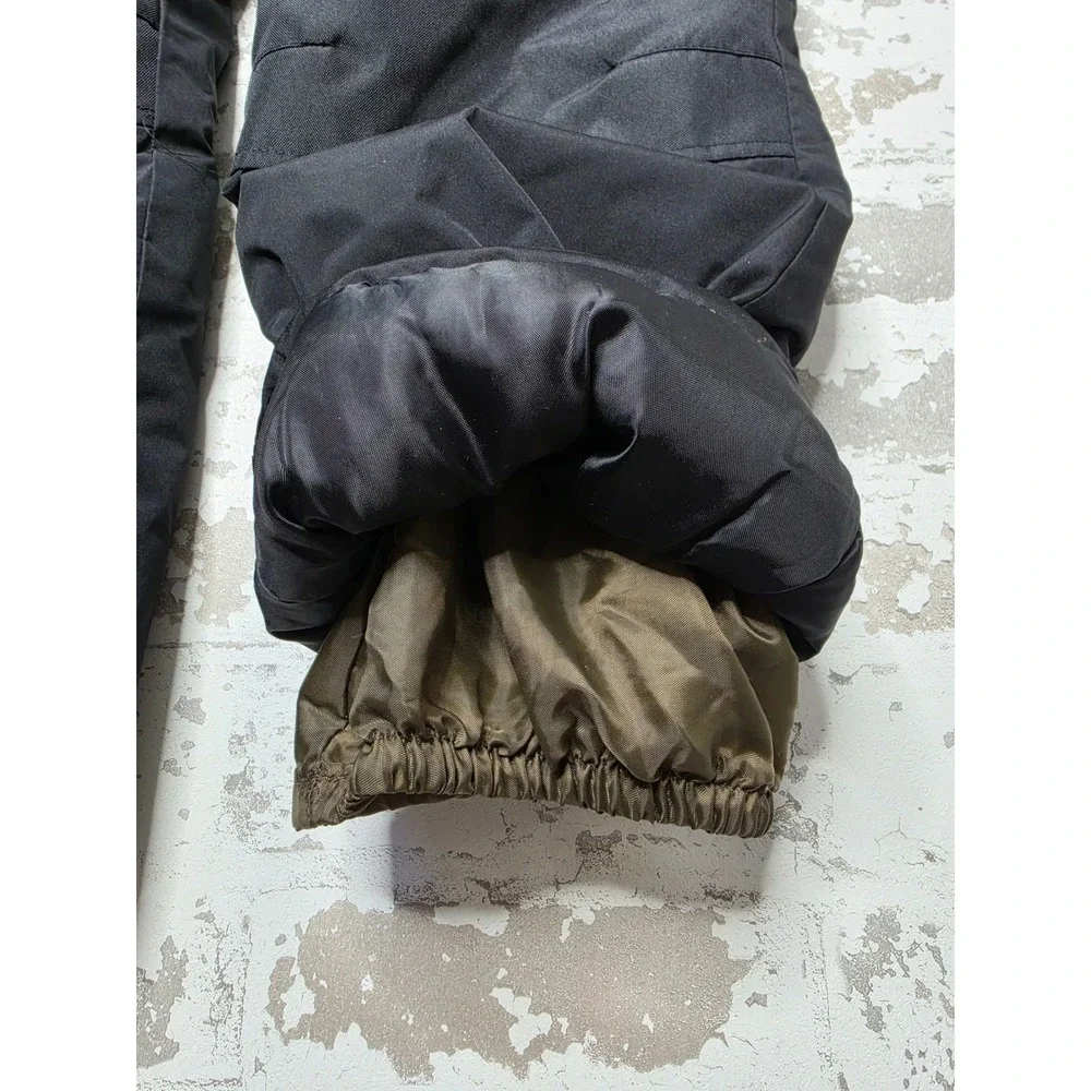 Ixtreme Outfitters Kids Black Insulated Snow Bibs Size 8 XO918119 Ski Pants